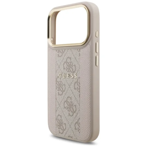 iPhone 17 Pro Guess 4G Stripe MagSafe tok rózsaszín - 5