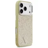 iPhone 17 Pro Guess Glitter Triangle Logo MagSafe tok arany thumbnail