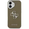 iPhone 17 Pro Guess Grained Big 4G Classic Logo barna tok thumbnail