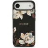 iPhone Air Guess Grained Flowers Classic Logo MagSafe tok fekete thumbnail