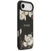 iPhone Air Guess Grained Flowers Classic Logo MagSafe tok fekete thumbnail