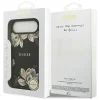 iPhone Air Guess Grained Flowers Classic Logo MagSafe tok fekete thumbnail