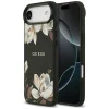 iPhone Air Guess Grained Flowers Classic Logo MagSafe tok fekete thumbnail