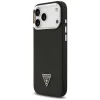 iPhone 17 Pro Guess Grained Triangle Logo MagSafe tok fekete, thumbnail