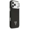 iPhone 17 Pro Guess Grained Triangle Logo MagSafe tok fekete, thumbnail