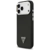 iPhone 17 Pro Max Guess Grained Triangle Logo MagSafe fekete tok thumbnail