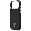iPhone 17 Pro Max Guess Grained Triangle Logo MagSafe fekete tok thumbnail