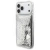 iPhone 17 Pro Max Guess Liq. Glitter Charms Ezüst tok thumbnail