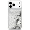 iPhone 17 Pro Max Guess Liq. Glitter Charms Ezüst tok thumbnail