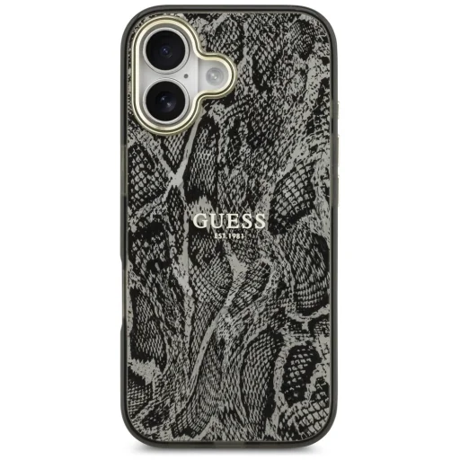iPhone 17 Guess Python mintás MagSafe tok Fekete - 3