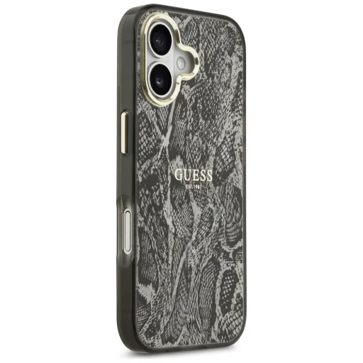 iPhone 17 Guess Python mintás MagSafe tok Fekete - 4