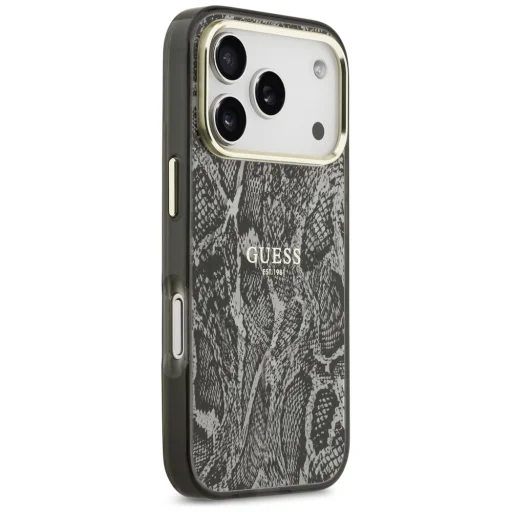iPhone 17 Pro Guess Python Mintájú MagSafe tok Fekete - 4