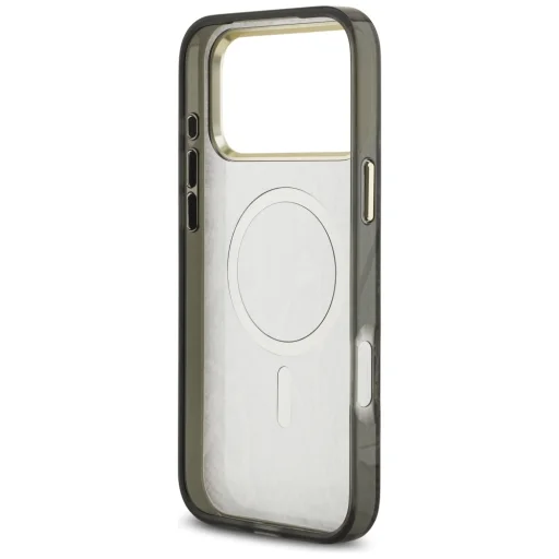 iPhone 17 Pro Max Guess Python Mintás MagSafe tok Fekete - 7