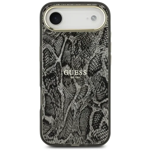 iPhone 17 Air Guess Python Minta MagSafe tok Fekete - 3