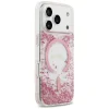 iPhone 17 Pro Guess Resin Bottom Glitter MagSafe tok rózsaszín thumbnail