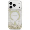 iPhone 17 Pro Guess Resin Bottom Glitter MagSafe tok arany thumbnail