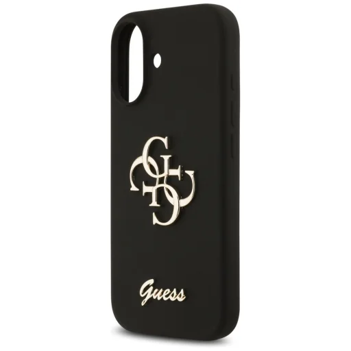 iPhone 17 Guess Szilikon Big 4G Script tok fekete - 6