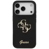 iPhone 17 Pro Guess Silicone Big 4G Script tok fekete thumbnail