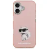 iPhone 17 Karl Lagerfeld IML Aquarelle Choupette & Logo MagSafe rózsaszín tok thumbnail