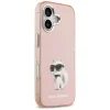 iPhone 17 Karl Lagerfeld IML Aquarelle Choupette & Logo MagSafe rózsaszín tok thumbnail