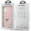 iPhone 17 Karl Lagerfeld IML Aquarelle Choupette & Logo MagSafe rózsaszín tok thumbnail