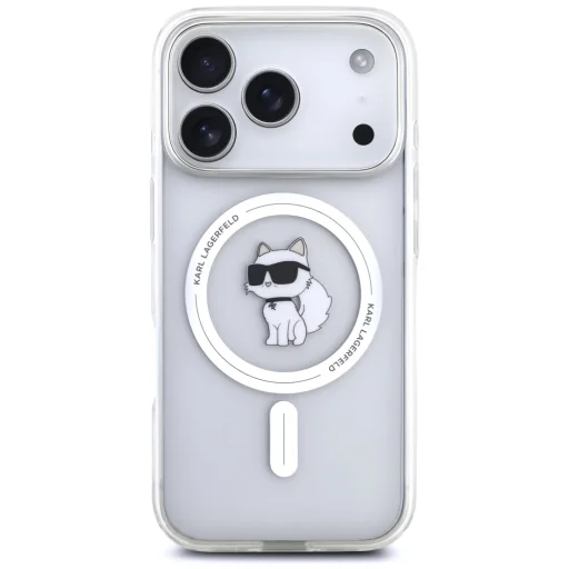 iPhone 17 Pro Max Karl Lagerfeld IML Choupette MagSafe puzdro Priehľadné - 3