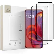 Motorola Edge 50 Neo / 60 Neo üvegfólia Tech-Protect Glass Fit+ 2-pack fekete