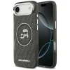 iPhone 17 Air Karl Lagerfeld IML Glitter Karl & Choupette Heads Logo MagSafe čierne puzdro thumbnail