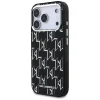iPhone 17 Pro Max Karl Lagerfeld IML KL Monogram MagSafe tok Fekete thumbnail