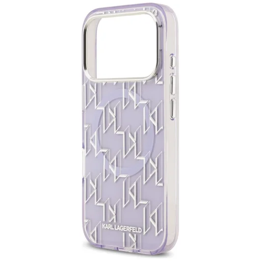 iPhone 17 Pro Karl Lagerfeld IML KL Monogram MagSafe tok Lila - 6