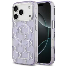 iPhone 17 Pro Karl Lagerfeld IML KL Monogram MagSafe tok Lila