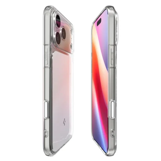 iPhone 17 Pro Spigen Ultra Hybrid "T" Magsafe fényes fehér tok - 6