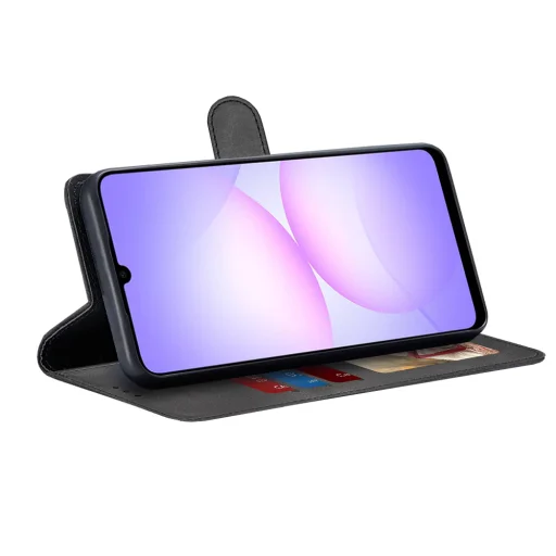 Samsung Galaxy A07 4G Fekete Techsuit - Diary Book tok - 2