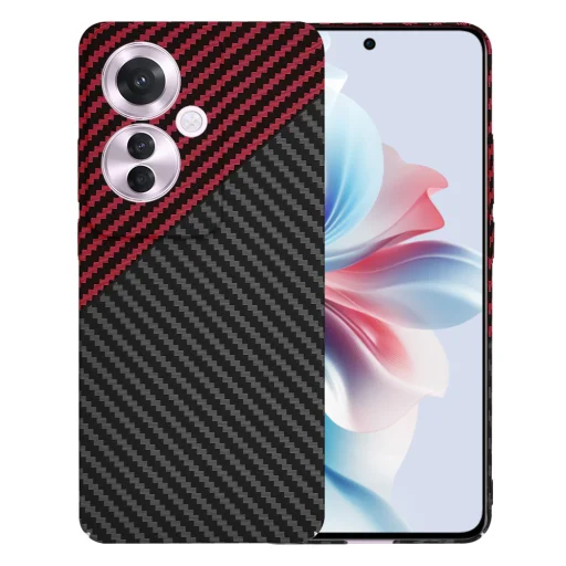 Oppo Reno11 F Red Vortex Techsuit - Carbonite FiberShell tok - 1