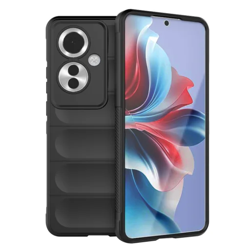 Oppo Reno11 F Techsuit Magic Shield – Fekete tok - 1