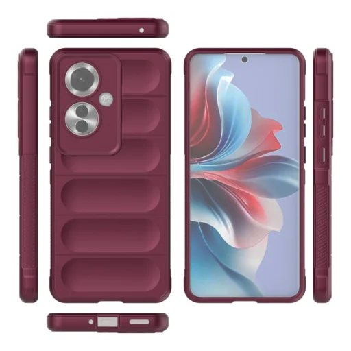 Oppo Reno11 F Bordeaux Techsuit - Magic Shield tok - 2