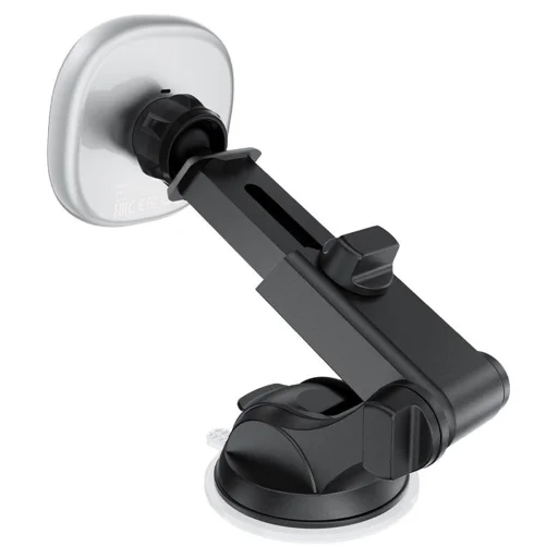 Autós tartó Acefast - Vezeték nélküli töltéssel (D42) - műszerfalhoz, mágneses rögzítés, USB-C, 15W, 4.7 - 6.9" telefonokhoz - Ezüst - 3