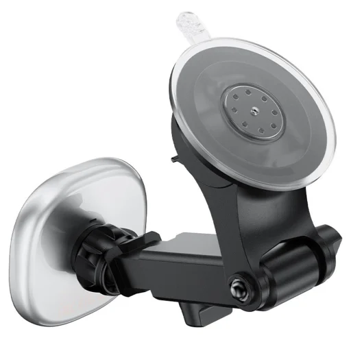 Autós tartó Acefast - Vezeték nélküli töltéssel (D42) - műszerfalhoz, mágneses rögzítés, USB-C, 15W, 4.7 - 6.9" telefonokhoz - Ezüst - 5