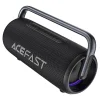 Vezeték nélküli hangszóró Acefast K2 Pro - Bluetooth 5.3, AUX, TF, RGB, kihangosító hívás, 4x hangszóró, 2x mélynyomó, IPX5, 9600mAh - Fekete thumbnail