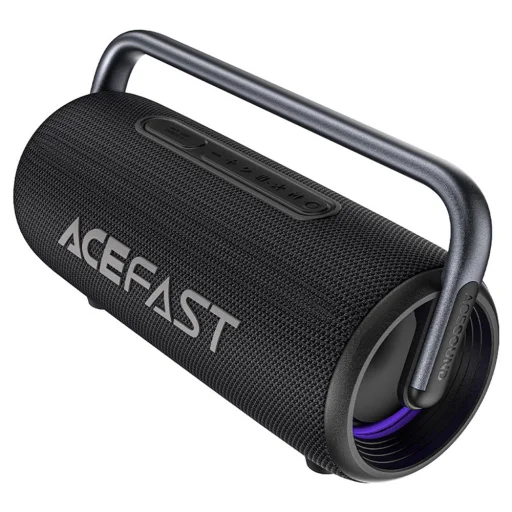 Vezeték nélküli hangszóró Acefast K2 Pro - Bluetooth 5.3, AUX, TF, RGB, kihangosító hívás, 4x hangszóró, 2x mélynyomó, IPX5, 9600mAh - Fekete - 1