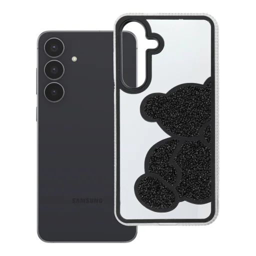 Puzdro Samsung Galaxy S25 FE TEDDY BEAR čierne - 11