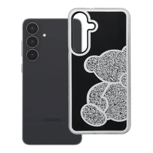 Samsung Galaxy S25 FE Teddy Bear tok ezüst - 10