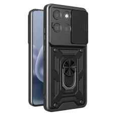 Motorola Moto G86 Power Techsuit CamShield Series - Fekete tok