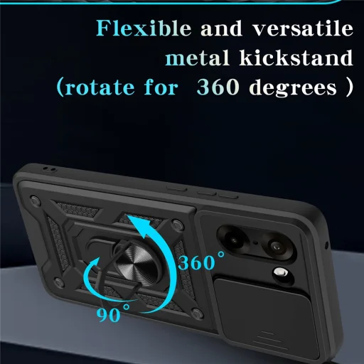 OnePlus Nord CE5 Black Techsuit CamShield Series tok - 5