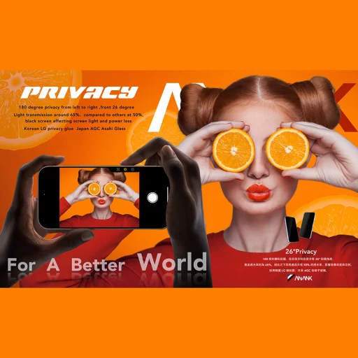 iPhone 17 Air Átlátszó ANANK 2.5D 5X Erősített 180° Privacy Képernyővédő üvegfólia - 6