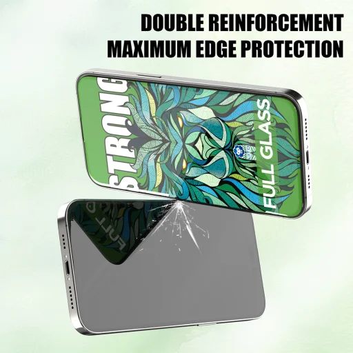 iPhone 17 Pro Max Lito D+ Max Strong - Fekete üvegfólia - 4