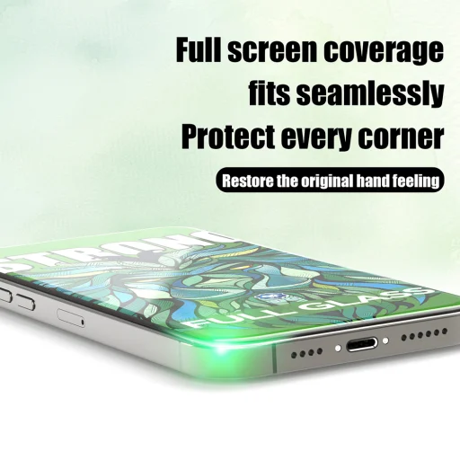 iPhone 17 Pro Max Lito D+ Max Strong - Fekete üvegfólia - 8