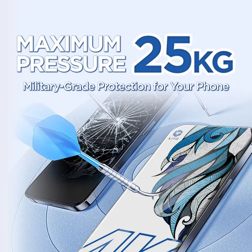 Apple iPhone 17 Pro Fekete Lito D+ Max 4K üvegfólia - 10