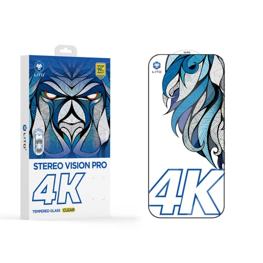 Apple iPhone 17 Pro Fekete Lito D+ Max 4K üvegfólia - 12