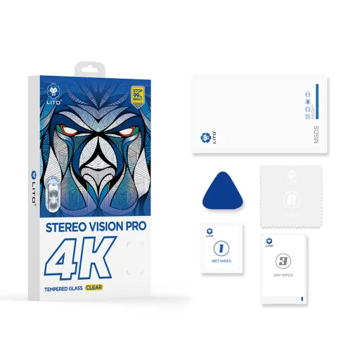 Apple iPhone 17 Pro Fekete Lito D+ Max 4K üvegfólia - 13